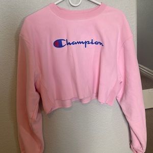 Champion crop hoodie